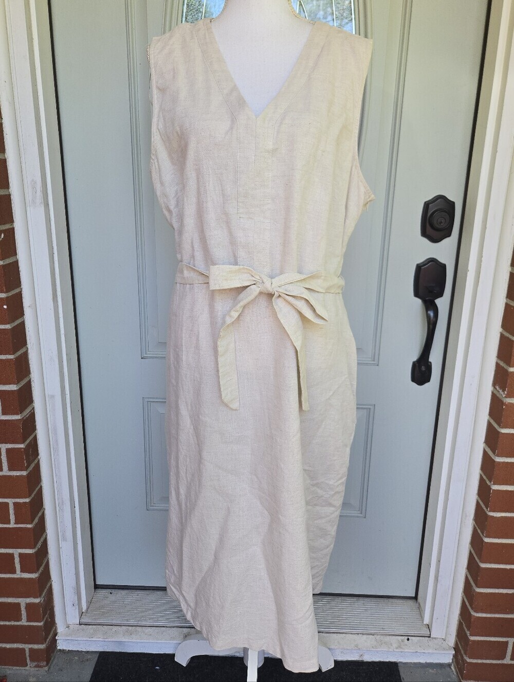 Liz Claiborne Linen Sleeveless Dress